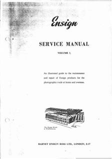 Barnet Ensign Ross Selfix manual. Camera Instructions.
